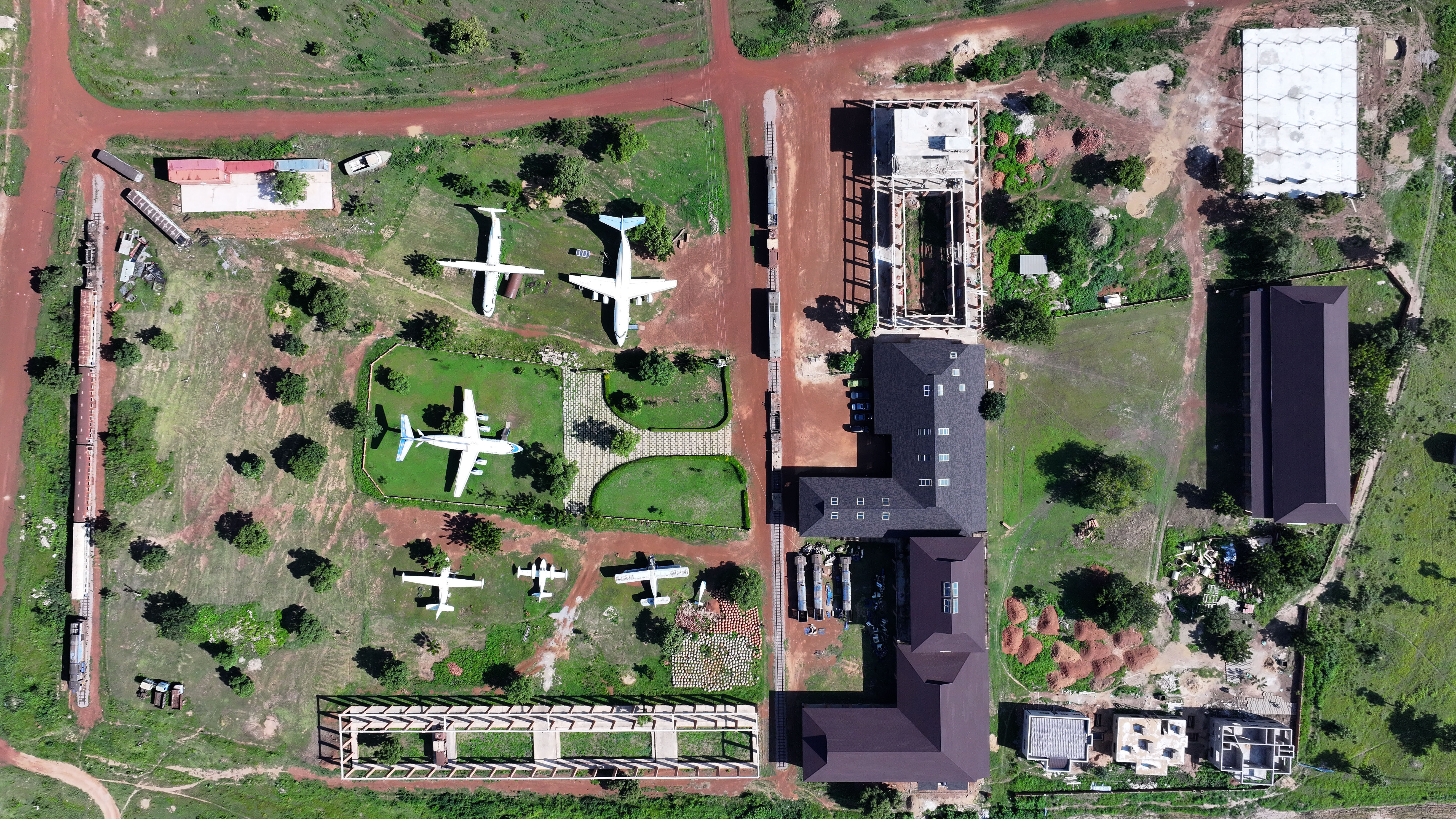 Aerial view of Red Clay   Ibrahim Mahama   2025