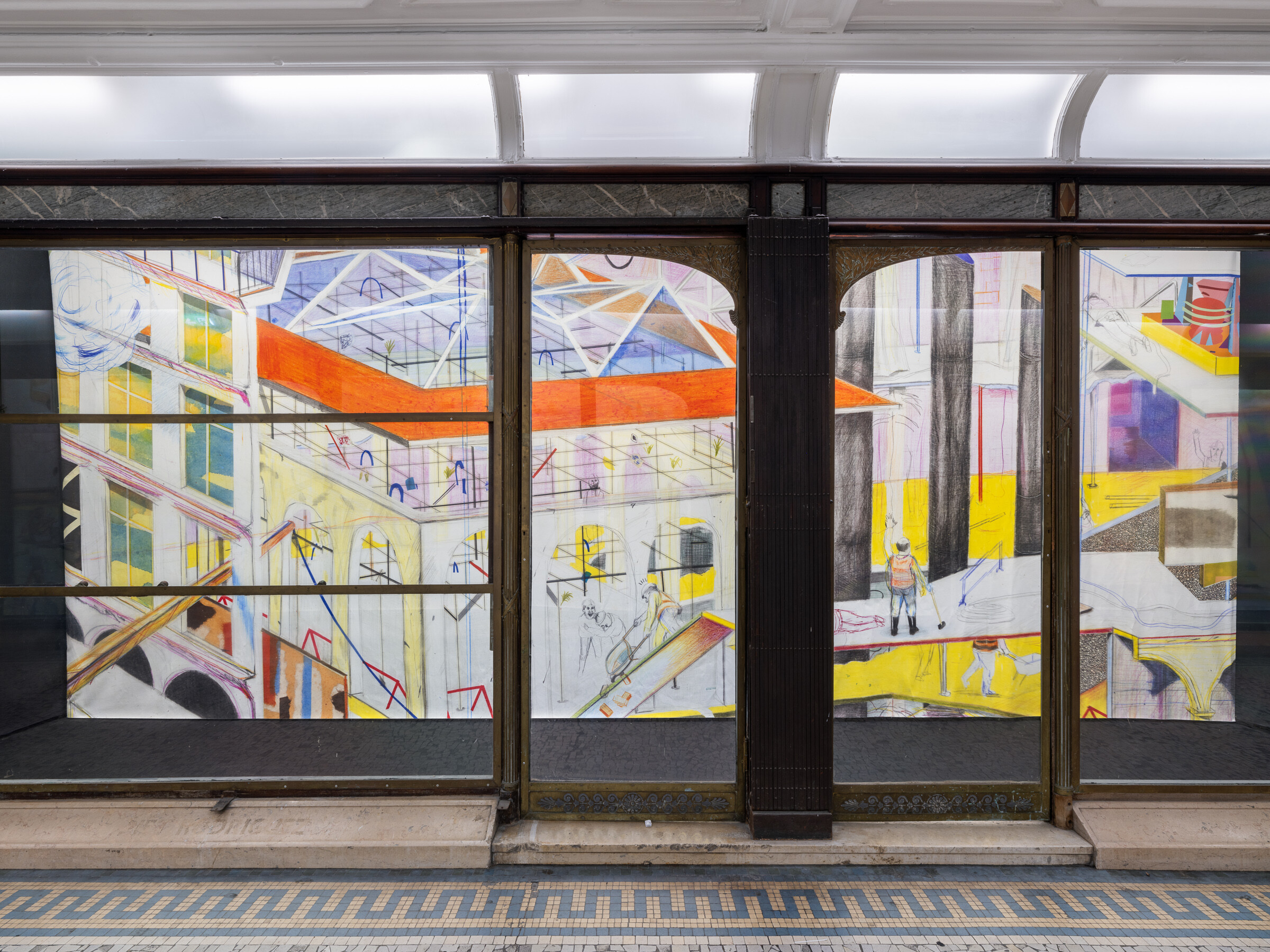 Yann Kebbi. Chantier, 2024, Galerie Valois