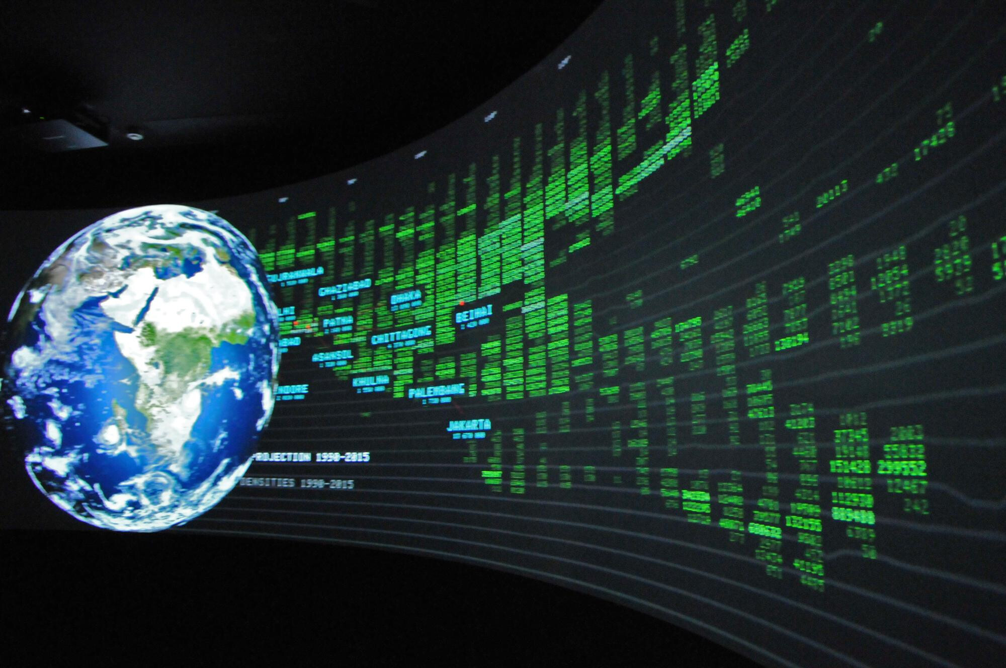 EXIT © Diller Scofidio + Renfro, en collaboration avec Mark Hansen, Laura Kurgan, Ben Rubin...