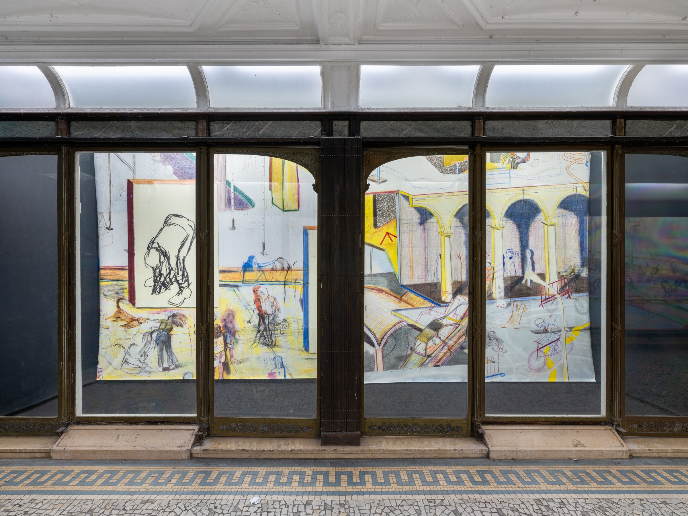 Yann Kebbi. Chantier, 2024, Galerie Valois