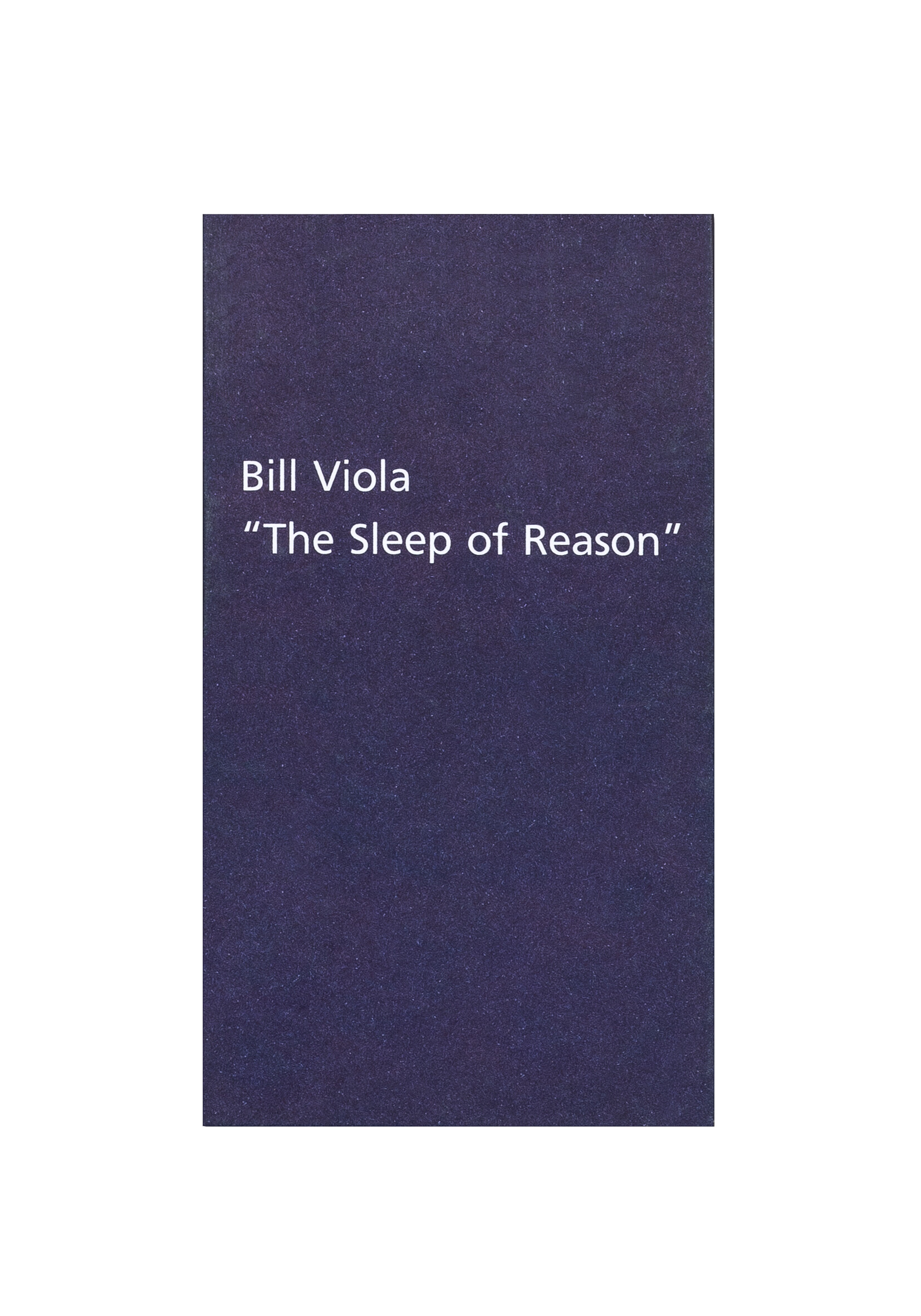 The Sleep of Reason   Bill Viola   1990   c1a