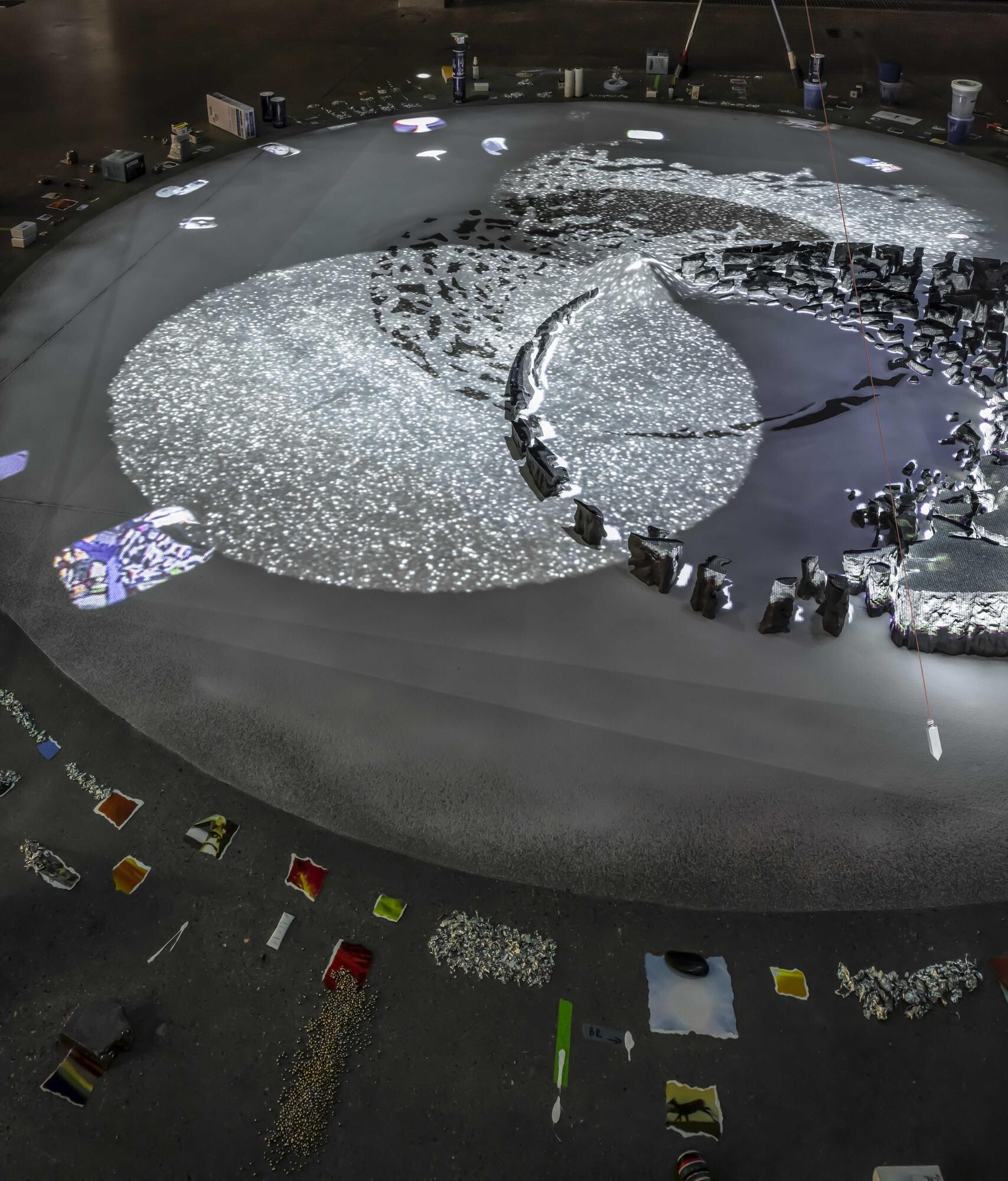 Sarah Sze, Tracing Fallen Sky, 2020