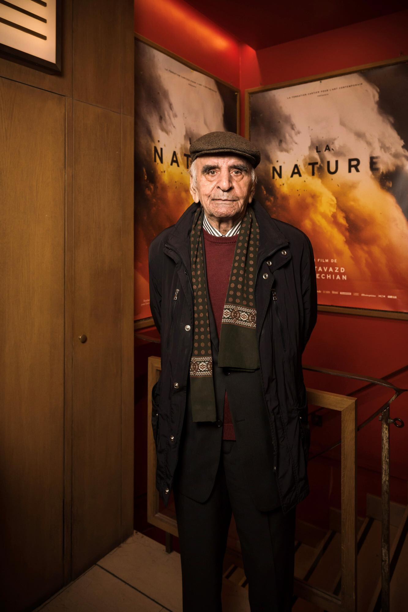 Artavazd Pelechian lors de la projection du film d'Artavazd Pelechian, La Nature, 2020