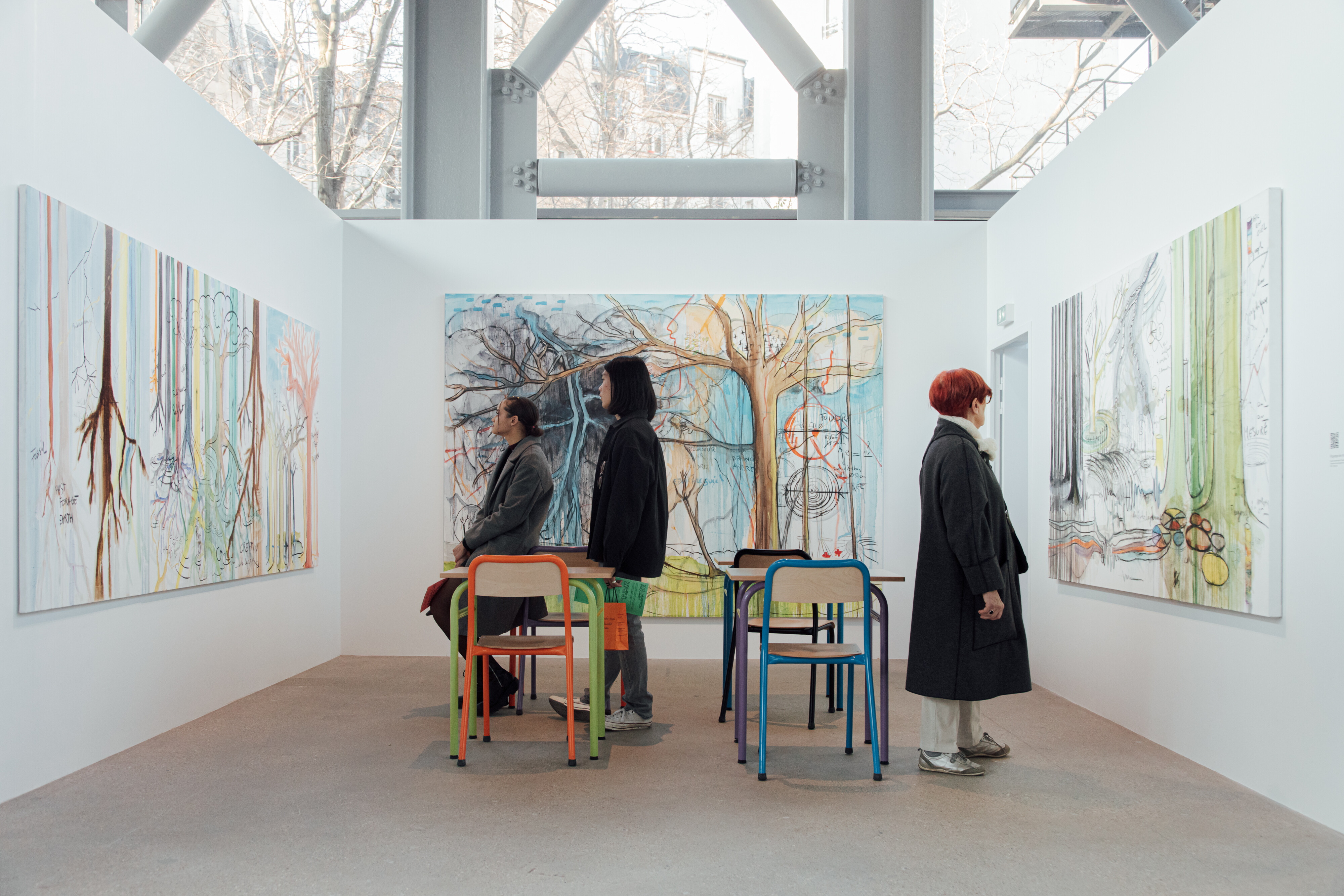 Exposition Fabrice Hyber, La Vallée, 2023 Fondation Cartier pour l'art contemporain