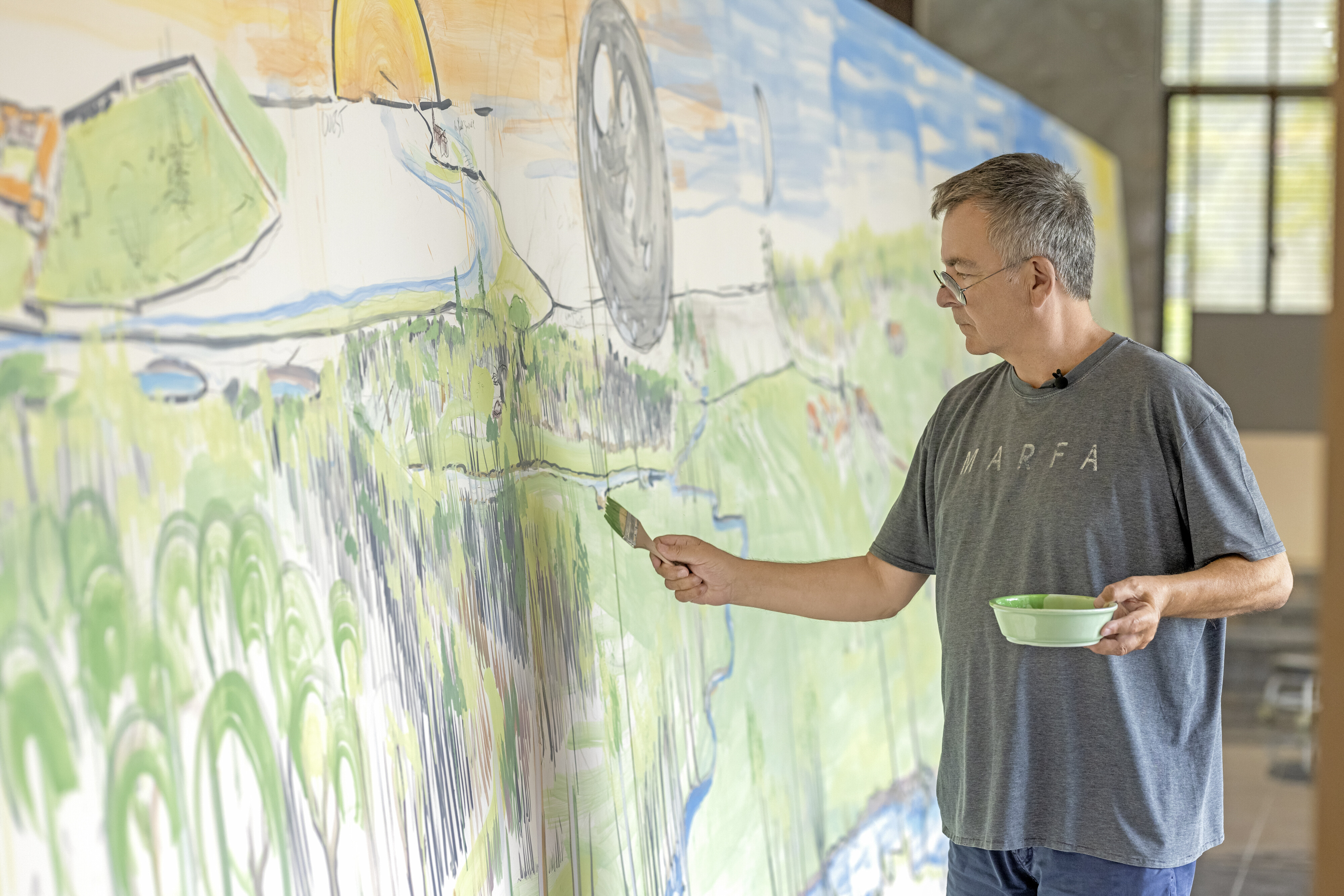 Fabrice Hyber, Jingdezheng, 2024法布里斯·伊贝尔于景德镇，2024年