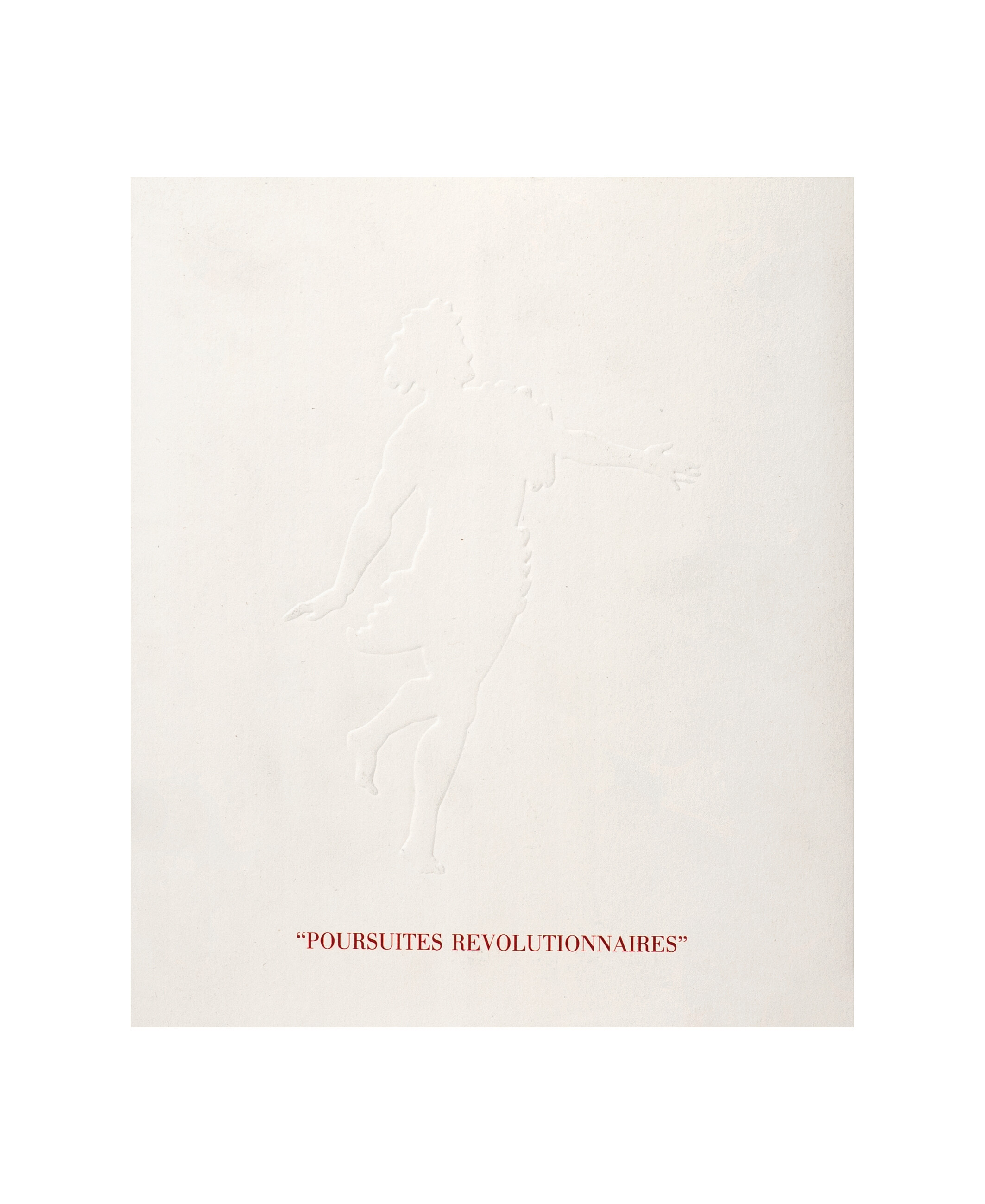 Poursuites révolutionnaires   Ian Hamilton Finlay   1987   c1b