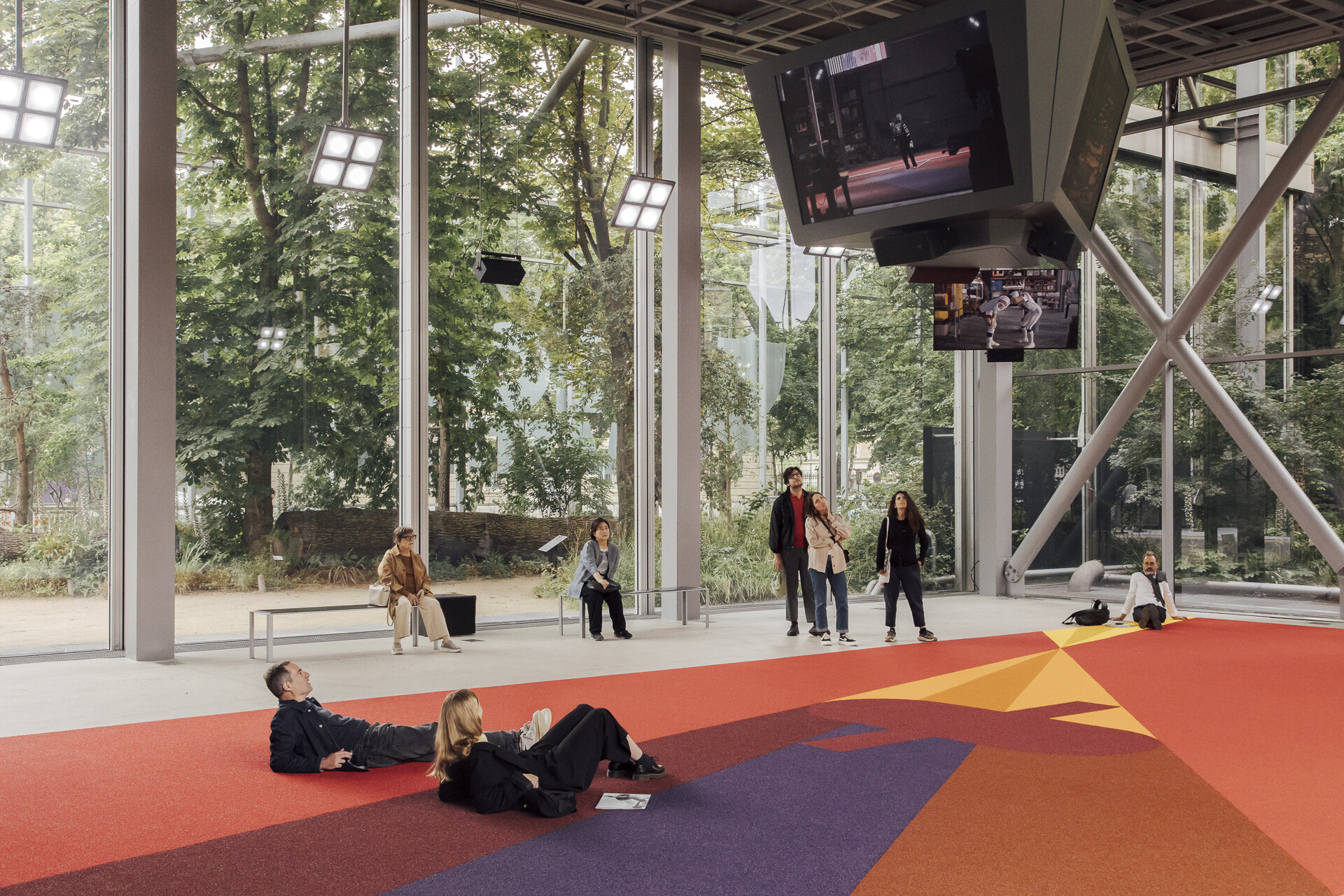 Vue d'exposition Matthew Barney, Secondary, Fondation Cartier pour l'art contemporain 2024