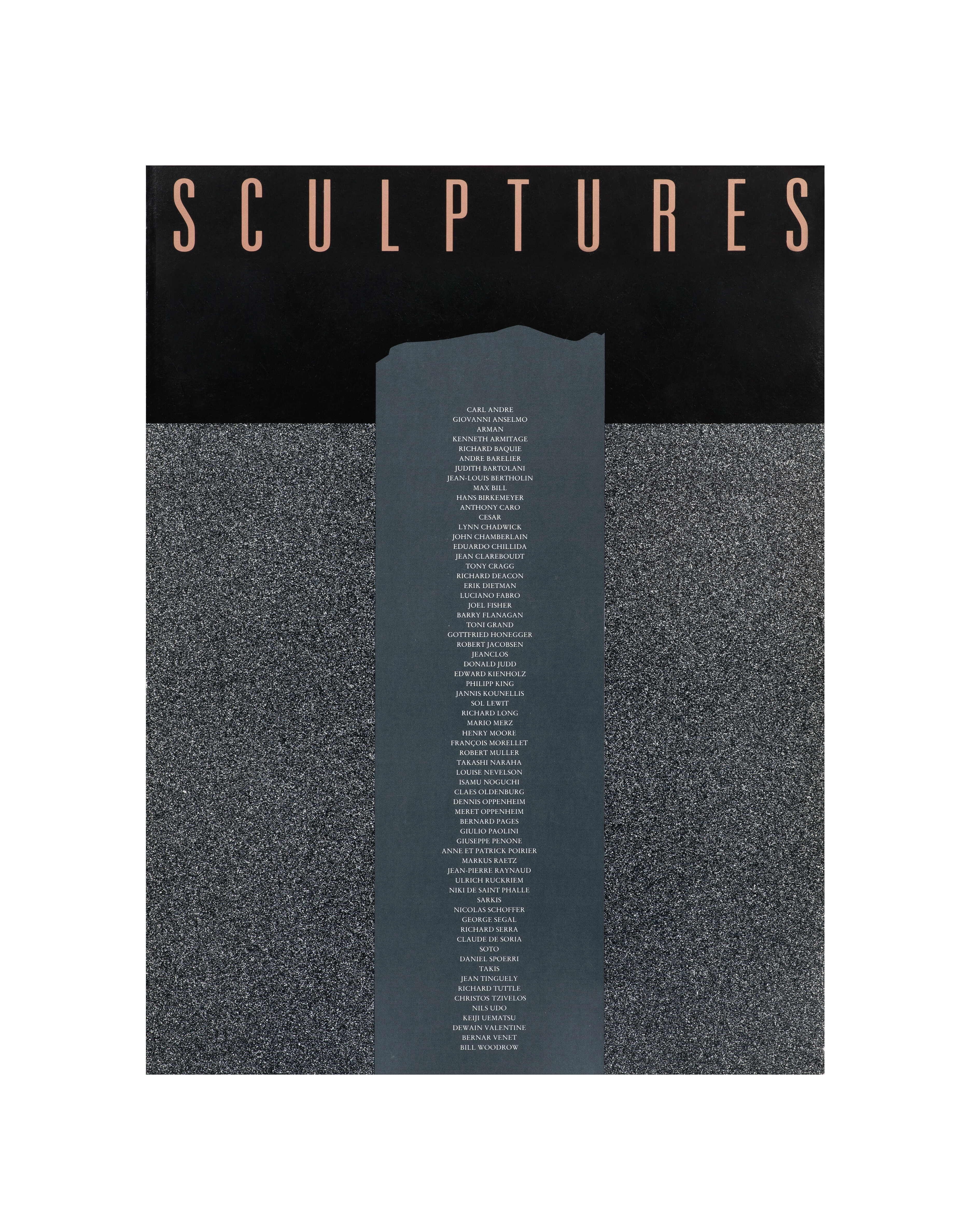 Sculptures, première approche pour un parc   1985   c1a