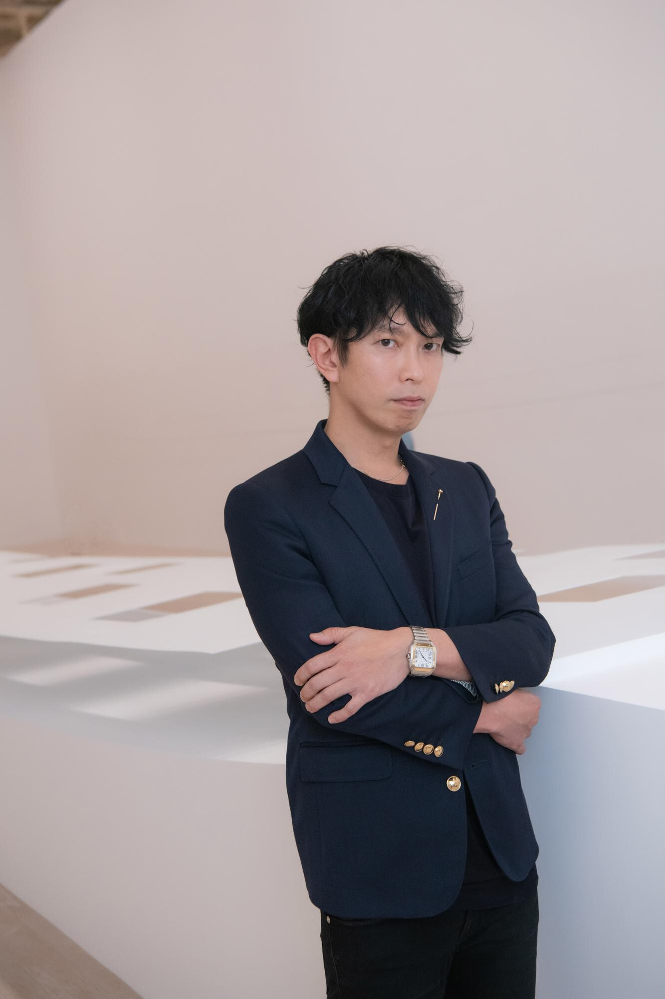 Junya Ishigami à l'occasion de l'exposition Junya Ishigami, Freeing Architecture, Power Station of Art, Shanghai, 2019