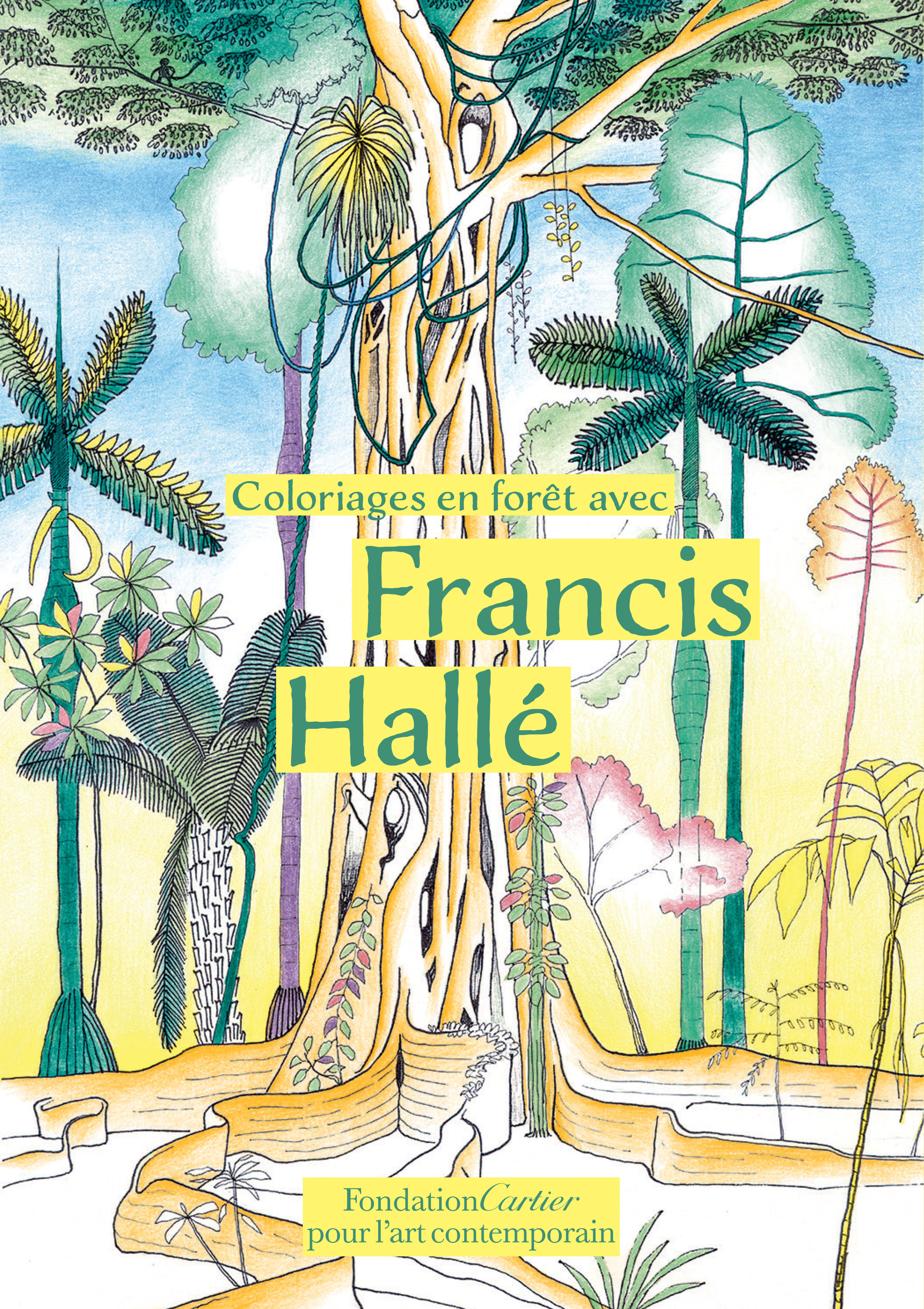 Coloriages avec Francis Hallé   2019