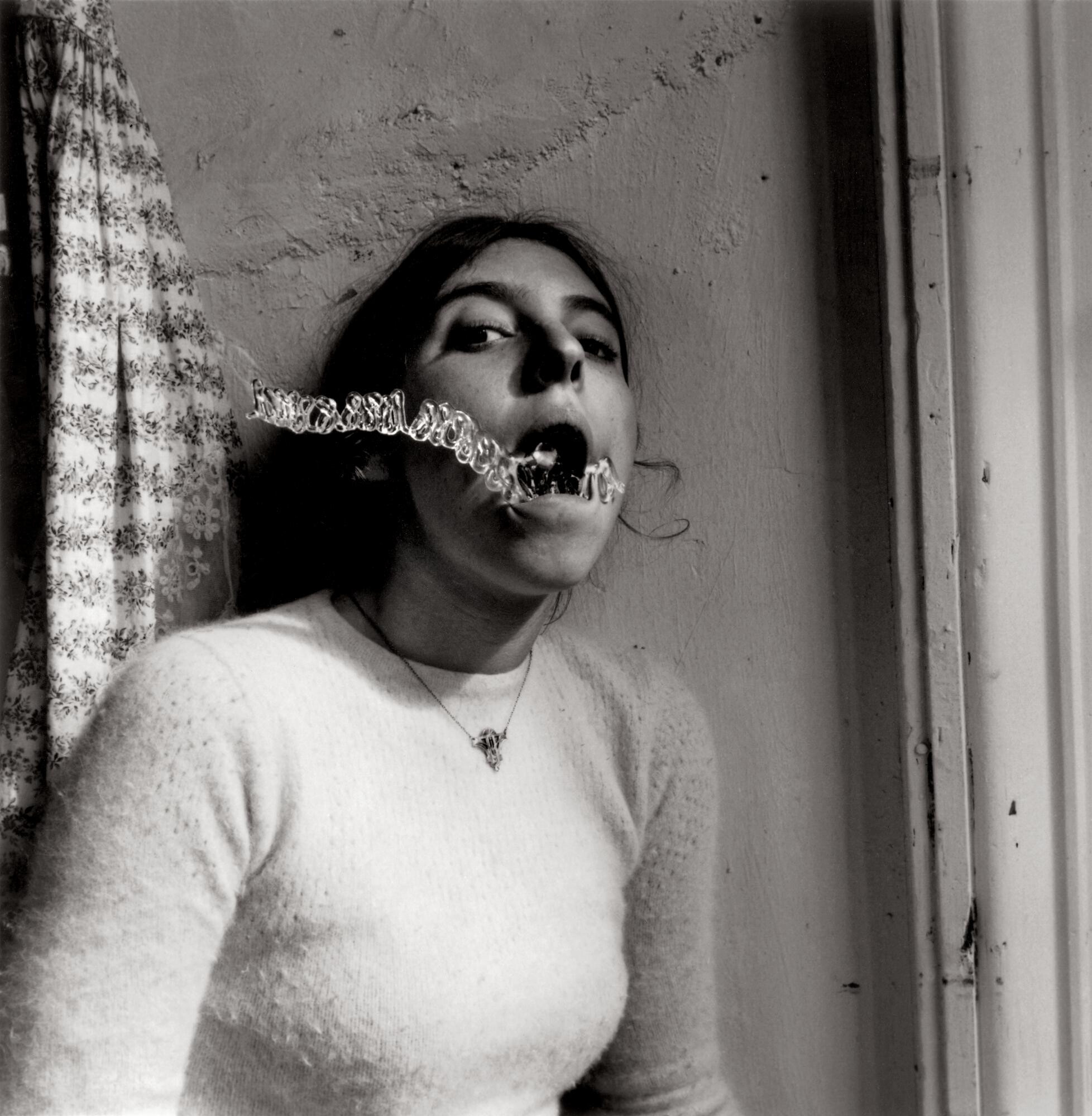 Francesca Woodman, Self portrait talking to vince, Providence, Rhode Islande, 1975 1978