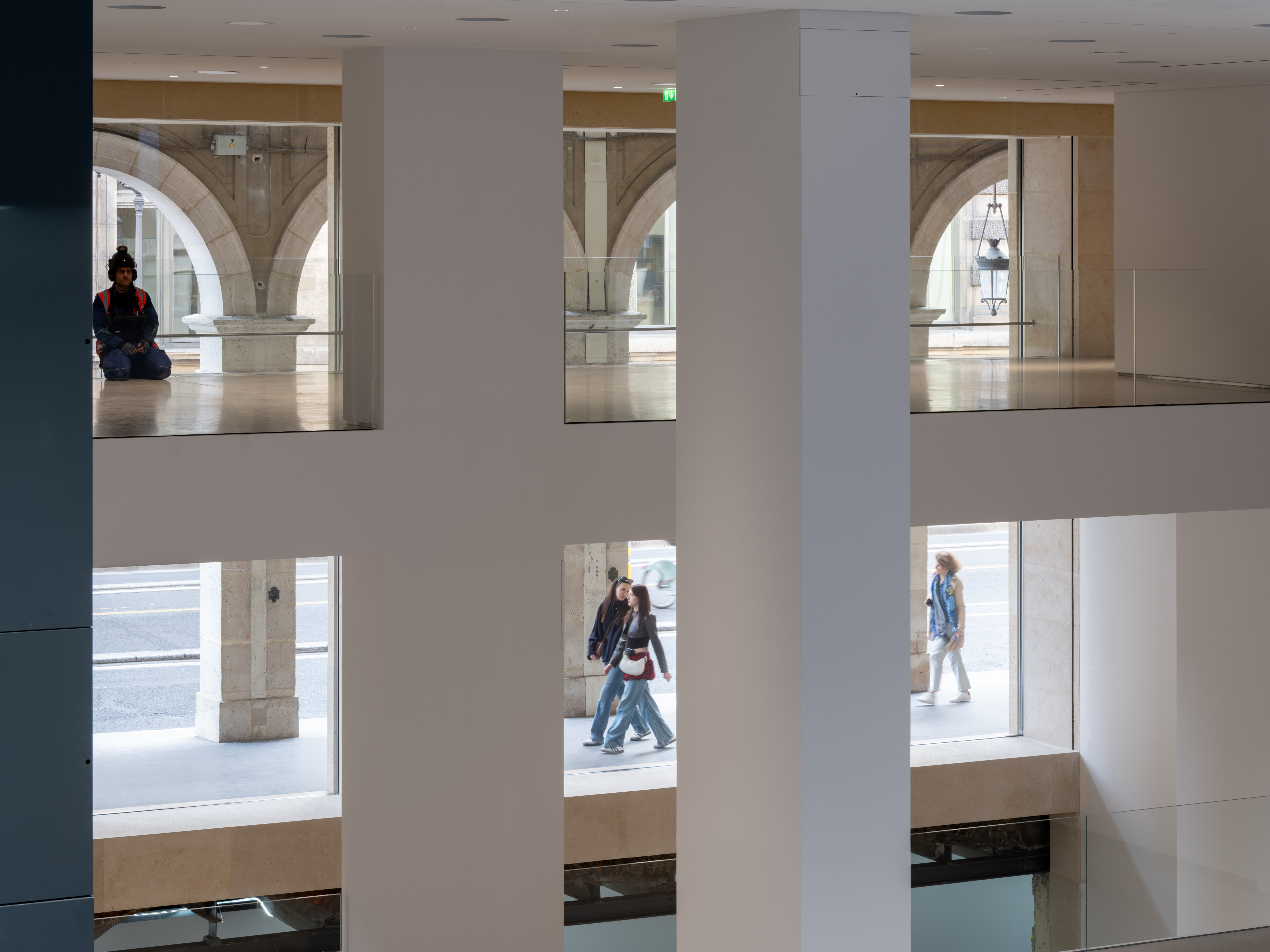 Photo du bâtiment de la Fondation Cartier pour l'art contemporain au 2 place du Palais-Royal