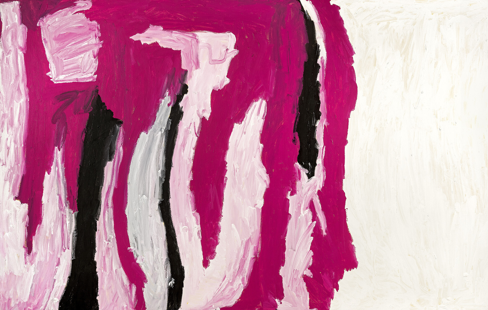 Sally Gabori, Nyinyilki, 2010. Collection Bérengère Primat, courtesy Fondation Opale, Lens, Suisse. © The Estate of Sally Gabori Photo © Vincent Girier Dufournier.